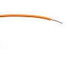 RS PRO Orange 0.26 mm² Hook Up Wire, 23 AWG, 1/0.6 mm, 100m, PVC Insulation
