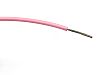 RS PRO Pink 0.75 mm² Hook Up Wire, 18 AWG, 24/0.2 mm, 100m, PVC Insulation