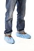 Einweg-Überziehschuhe für Besucher Blau, Einheitsgröße 100 Stück