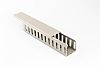 Beta Duct 1046 Grey Slotted Panel Trunking - Open Slot, W37.5 mm x D37.5mm, L2m, PVC