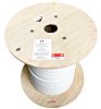 RS PRO White Cat6 Cable, U/UTP, Unterminated, Unterminated, 500m