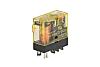 Plug In Power Relay, 24V dc Coil, 12A Switching Current, DPDT