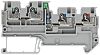 Siemens 8WH6003 Series Grey DIN Rail Terminal Block, 1.5mm², Triple-Level, Plug In Termination