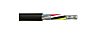 RS PRO Multicore Industrial Cable, 12 Cores, 0.5 mm², DEF STAN, Unscreened, 100m, Black PVC Sheath