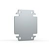 nVent HOFFMAN BMP Series Mild Steel Mounting Plate, 2mm H, 120mm W, 125mm L
