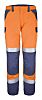 Pantalon haute visibilité Cepovett Safety Atex HV 300 XP, taille S, Orange/bleu marine, Mixte, Ignifuge