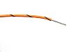 RS PRO Black/Orange 0.5 mm² Hook Up Wire, 16/0.2 mm, 100m, PVC Insulation