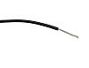 RS PRO Black 0.75 mm² Hook Up Wire, 24/0.2 mm, 100m, PVC Insulation