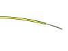 RS PRO Green, Yellow 0.75 mm² Hook Up Wire, 24/0.2 mm, 100m, PVC Insulation
