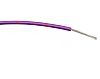 Cable de conexión RS PRO, área transversal 0,22 mm² Clase 5 BS EN 60228 Filamentos del Núcleo 7 / 0,2 mm Rojo/Violeta,