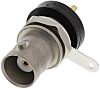 Telegartner 50Ω Straight Panel Mount, BNC ConnectorBulkhead Fitting, jack