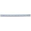 RS PRO Steel Slotted DIN Rail, Top Hat Compatible, 500mm x 35mm x 7.5mm