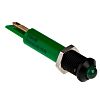RS PRO Green Panel Mount Indicator, 230V ac, 8mm Mounting Hole Size