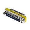 RS PRO D Sub Adapter Male 25 Way D-Sub to Male 25 Way D-Sub