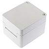 RS PRO Glass Reinforced Plastic Wall Box, IP66, 100 mm x 120 mm x 140mm