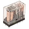 Omron PCB Mount Power Relay, 12V dc Coil, 5A Switching Current, DPDT