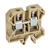 Weidmuller 0271060000 SAK 16 Series Beige, Yellow, 16mm², Single-Level, Feed Through Termination
