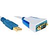 FTDI Chip RS232 USB A Male to D-sub, 9 Pin Male Converter Cable