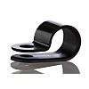HellermannTyton 8mm Black, Polyamide P Clip