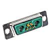 FCT from Molex FM 7 Way Panel Mount D-sub Connector Socket, 2.84mm Pitch