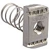 Unistrut Channel Nut, M10, Nut Base Dimensions 41 x 41mm, Stainless Steel, 0.04kg