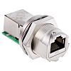 RS PRO Female RJ45 Connector, Panel Mount Straight 1 Port