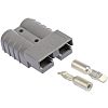 Anderson Power Products, SB50 Series Male 2 Way Battery Connector, Cable Mount, 50A, 600 V