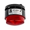 RS PRO Red Flashing Beacon, 18 → 30 V dc, Stud Mount, Surface Mount, Xenon Bulb, IP67