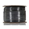 RS PRO Multicore Industrial Cable, 4 Cores, 0.22 mm², DEF STAN, Screened, 25m, Black PVC Sheath