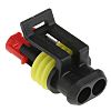 TE Connectivity 自動車用コネクタ AMP Superseal 1.5シリーズ メス 2 282080-1