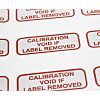RS PRO 印刷済み赤ラベル 140枚入り 赤 Silver Calibration Void Removed