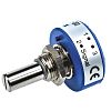 Vishay 357 1kΩ Rotary Potentiometer Continuous-Turns 1-Gang Panel Mount, 357B0102MAB251S22
