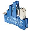 Finder 48 Series Interface Relay, DIN Rail Mount, 24V dc Coil, DPDT, 2-Pole
