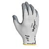 Ansell HyFlex 11-800, HyFlex 11-800 White Nylon Mechanic Work Gloves, Size 8, Nitrile Foam Coating