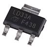 STMicroelectronics 電圧レギュレータ 低ドロップアウト電圧 3.3 V, 3+Tab-Pin, LD1117AS33TR