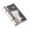 RS PRO Stainless Steel Butt Hinge, Screw Fixing, 60mm x 60mm x 2mm