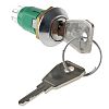 Lorlin Key Switch, DPDT, 1 A @ 24 V dc 2-Way Common-Key