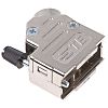 TE Connectivity D-Sub バックシェエル ADK シリーズ 9 極 E, シルバー, 2198618-9
