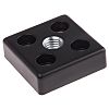 RS PRO M10, M5 Thread Base Plate, 8mm Groove