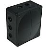 WISKA Combi Series Black Polypropylene Junction Box, IP66, IP67, 160 x 140 x 81mm