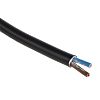 RS PRO, 3182Y 2 Core, Black PVC Sheath Power Cable +70°C