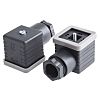 RS PRO 3P+E DIN 43650 A, Female Solenoid Valve Connector, 250 V ac Voltage