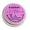 Tadiran CR2450 Button Battery, 3.6V, 24mm Diameter