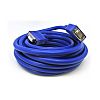 Van Damme Male VGA to Female VGA Cable, 10m Blue