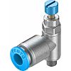 Festo エキゾーストバルブ フローコントローラ x M5オス x 6mm GRLAシリーズ