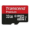 Transcend マイクロ SDMicroSDHC,容量：32 GBTS32GUSDCU1