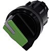 Siemens SIRIUS ACT Series 2 Position Selector Switch Head, 22mm Cutout, Green Handle