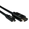 Cable HDMI RS PRO, con. A: HDMI Macho, con. B: Micro HDMI Macho, long. 1.5m