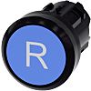 Siemens SIRIUS ACT 3SU10 Series Blue Momentary Push Button Head, 22mm Cutout, IP66, IP67, IP69K
