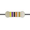 Yageo スルーホール炭素皮膜抵抗器 1/2W 4.7kΩ 5%